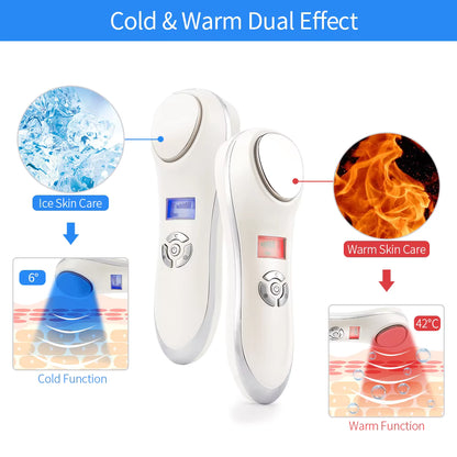 Facial Hot & Cold Cryotherapy Vibration Massager