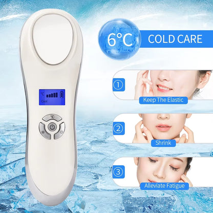Facial Hot & Cold Cryotherapy Vibration Massager