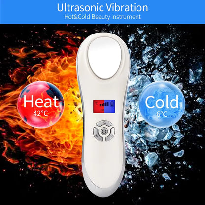 Facial Hot & Cold Cryotherapy Vibration Massager