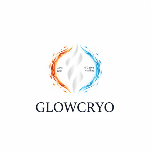 GlowCryo Logo - White Background